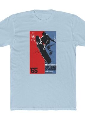 1965 SURBOARD Championship contest T-shirt  XXL  Retro   ( Surfing tee)
